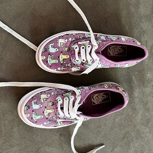 Llama Vans Shoes Kids